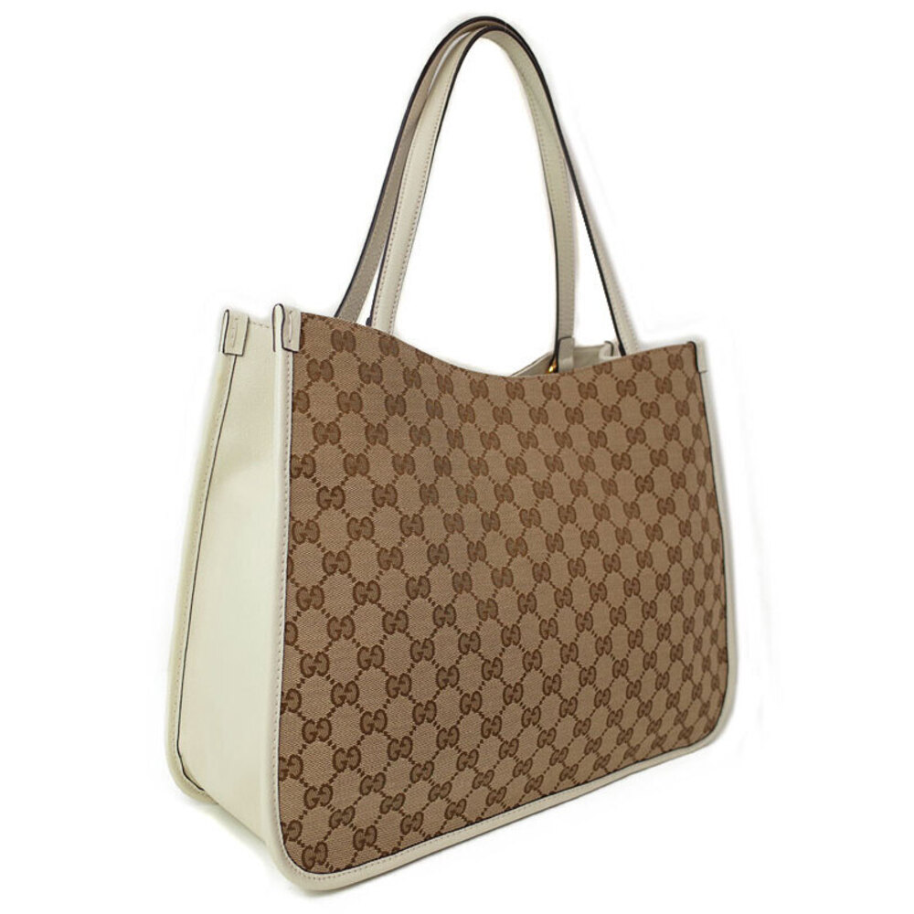 Gucci Shoulder Tote Horsebit bag 1955 White